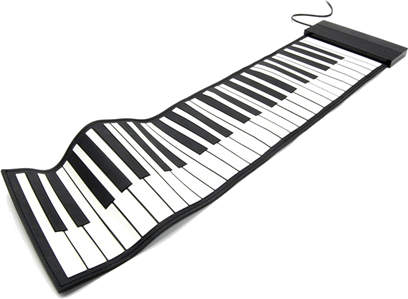 buy Electronic Keyboards Dream Cheeky USB Roll-Up Piano - click for details